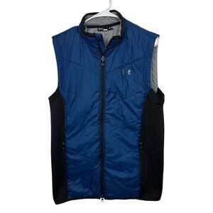 Under Armour Cold Gear Infrared Insulated Vest PrimaLoft Loose Fit Men Sz M Blue